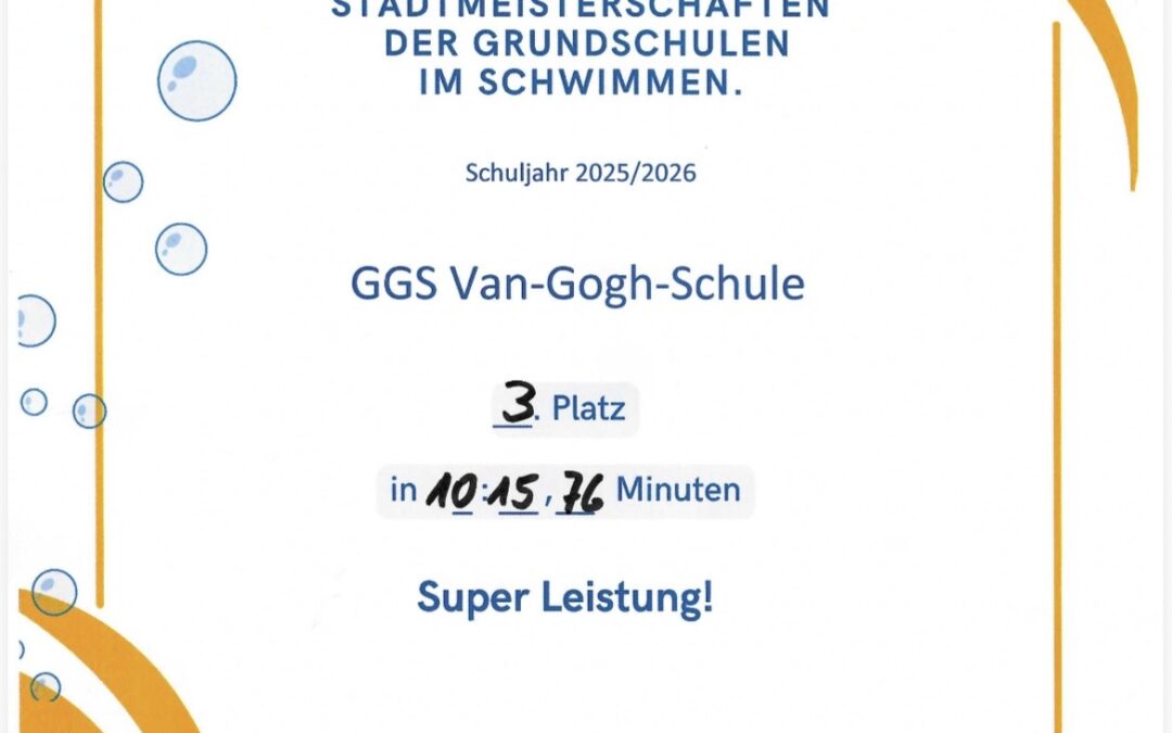 Schwimmwettkampf der Duisburger Grundschulen